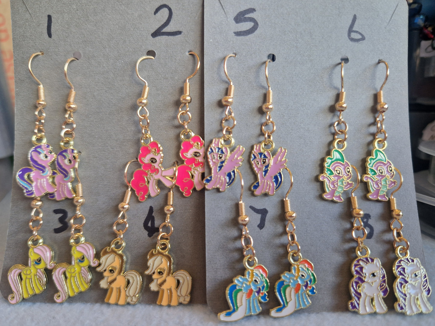 My little pony earrings