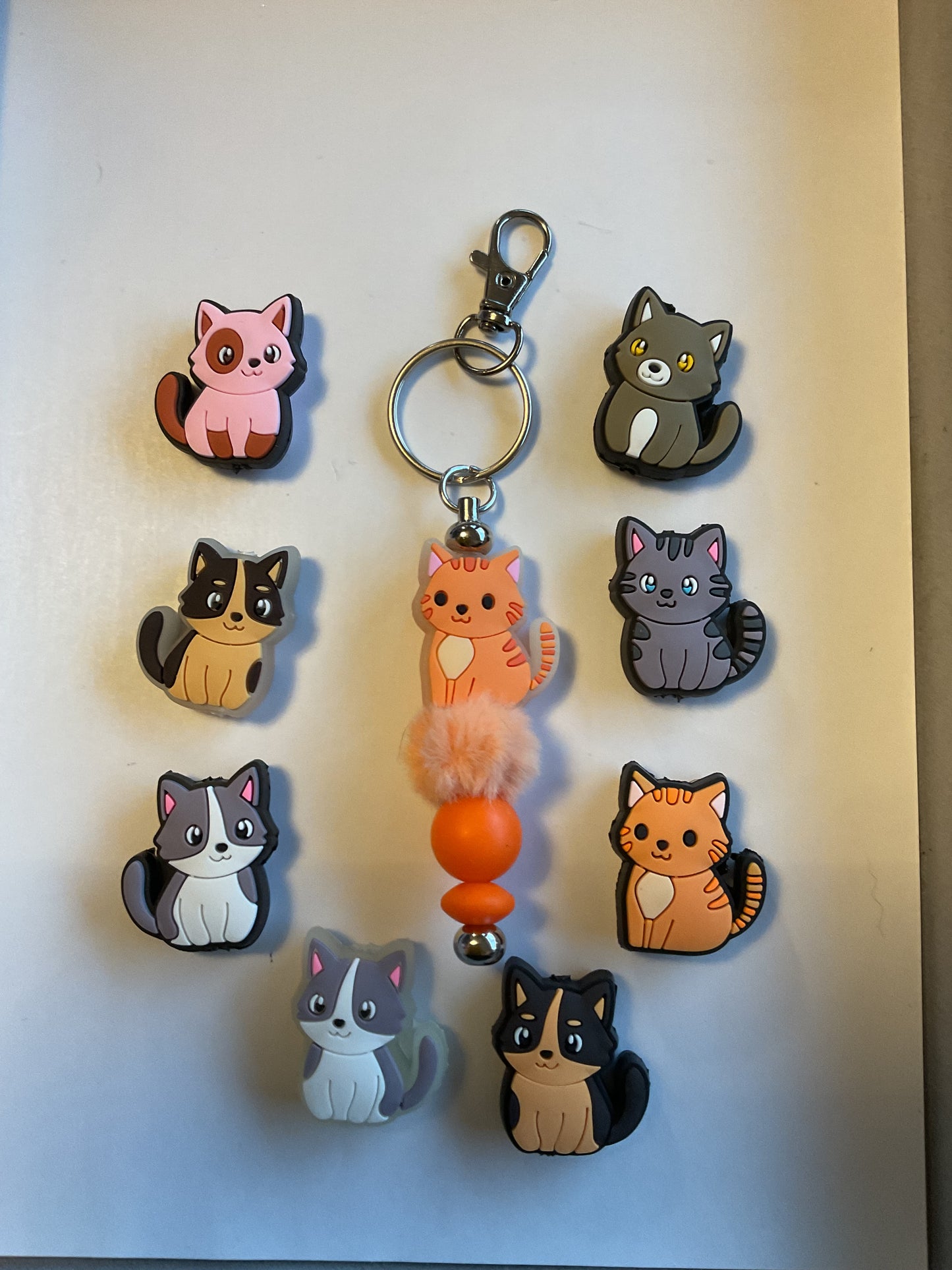Keyrings, pre-made keyrings £4