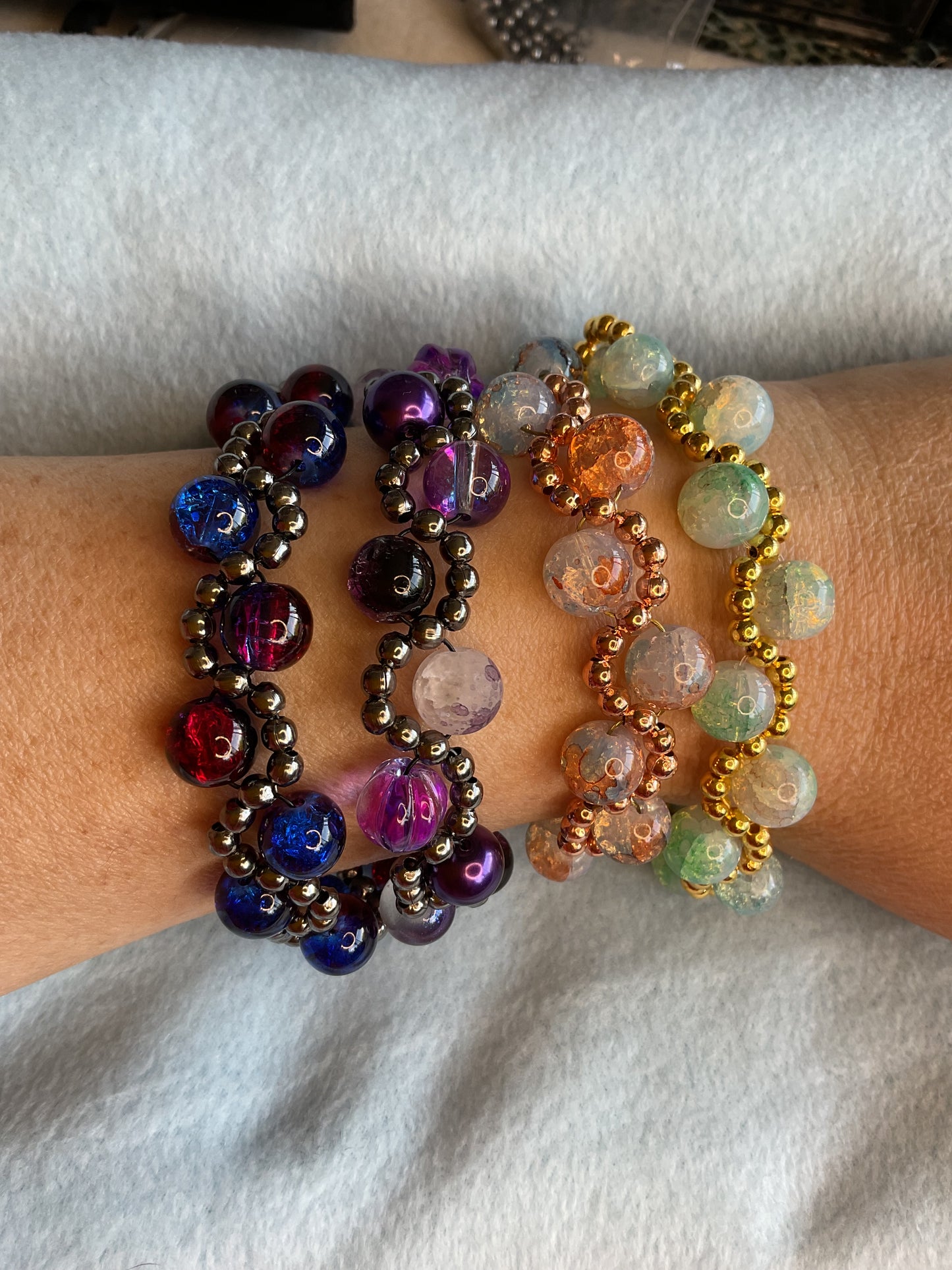 fantasy range of bracelets various colours available